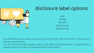 Connote Labels ASCI guidelines | PDF