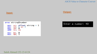 ASCII value to Character Converter