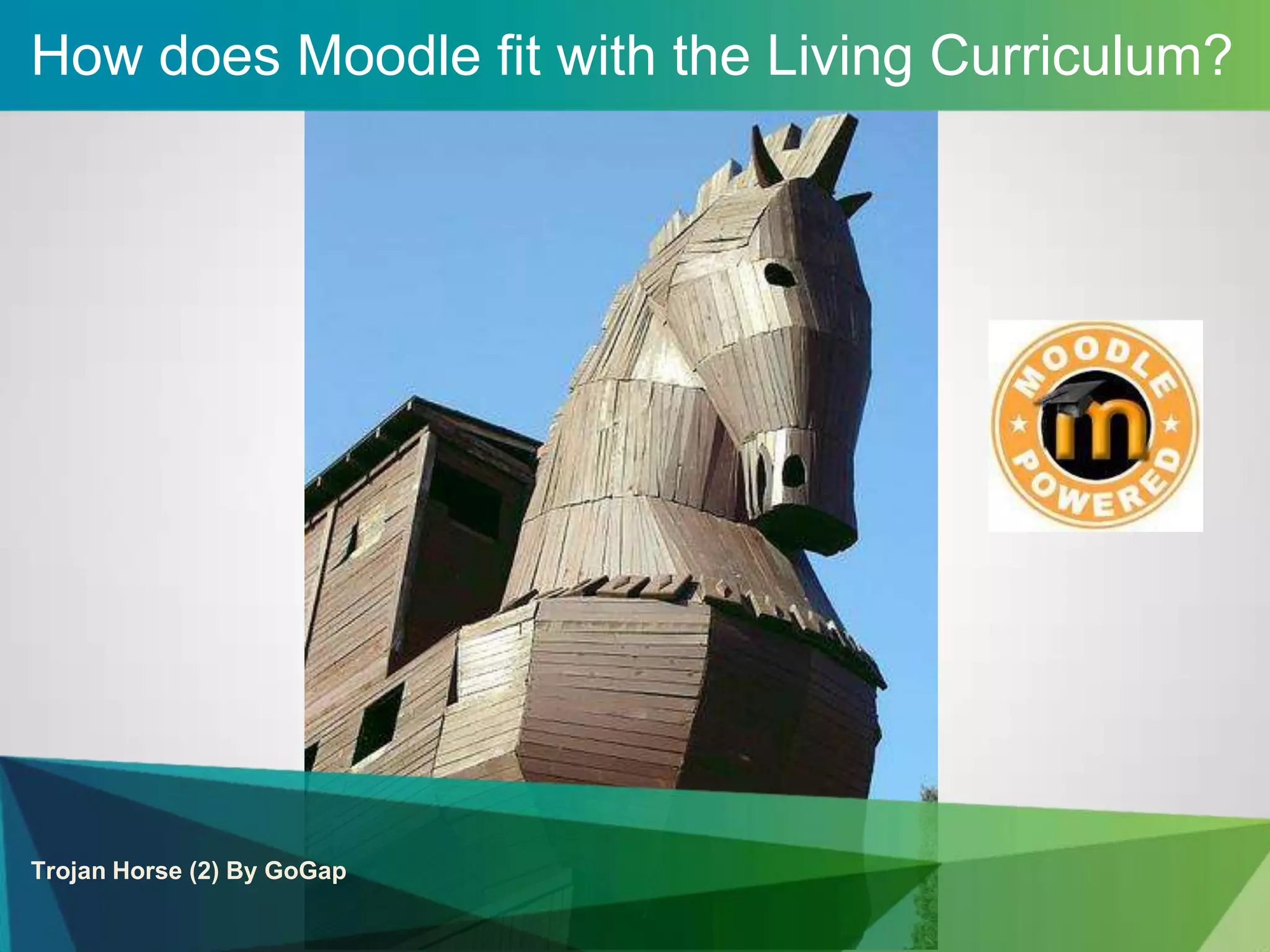 How does Moodle fit with the Living Curriculum?




Trojan Horse (2) By GoGap
 