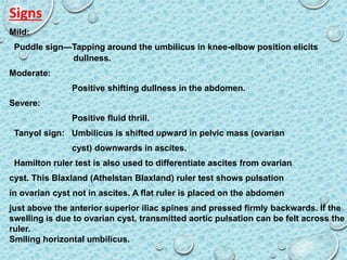Normal Puddle Sign Ascites by dr. p.b.sadiq_ulla | PPTX