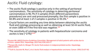 Ascites Sampling Ascites | PPTX