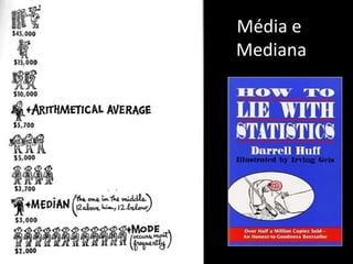 Média e
Mediana
 