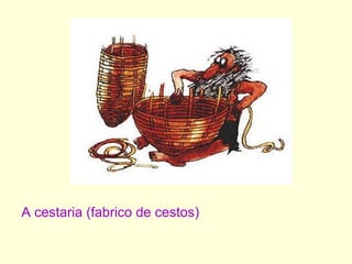 A cestaria (fabrico de cestos) 