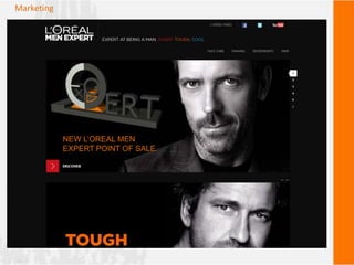 Marketing
NEW L’OREAL MEN
EXPERT POINT OF SALE.
 