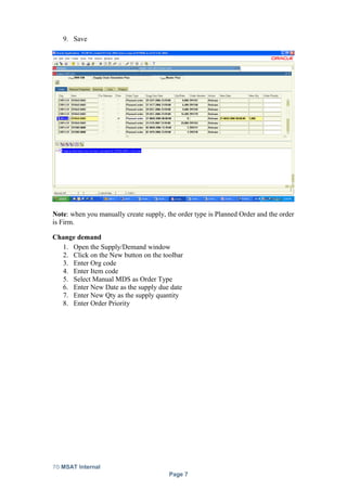 Oracle Ascp User Guide.pdf Ascp training manual_v1.2 | DOC