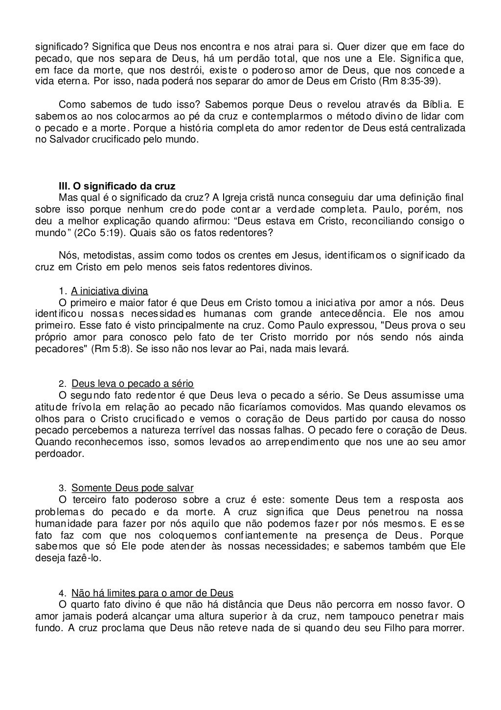 As crencas fundamentais dos metodistas As crencas fundamentais dos metodistas