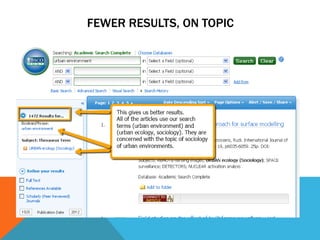 FEWER RESULTS, ON TOPIC