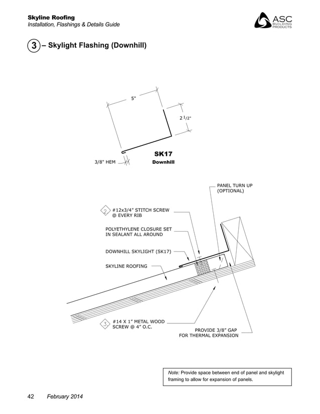 ASC Skyline Roofing Installation Manual