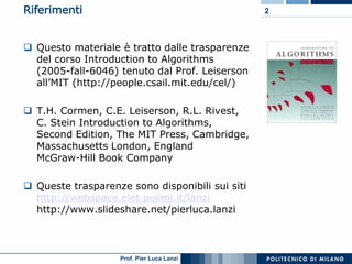 Asd 01 Algoritmi E Strutture Dati