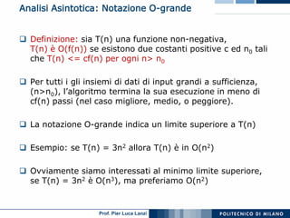 Asd 01 Algoritmi E Strutture Dati