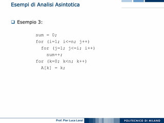 Asd 01 Algoritmi E Strutture Dati