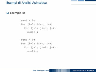 Asd 01 Algoritmi E Strutture Dati