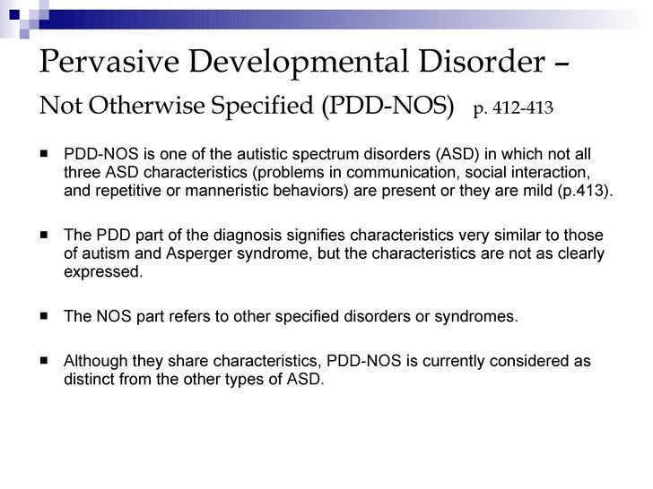 Autism Spectrum Disorders