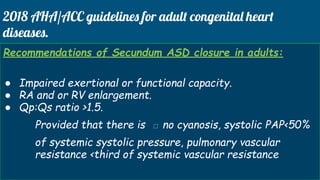 ASD ( Atrial Septal Defect)... An Overview | PDF