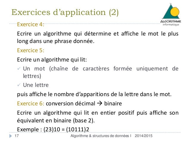 Algorithmes et structures de données avancés - ppt video ...