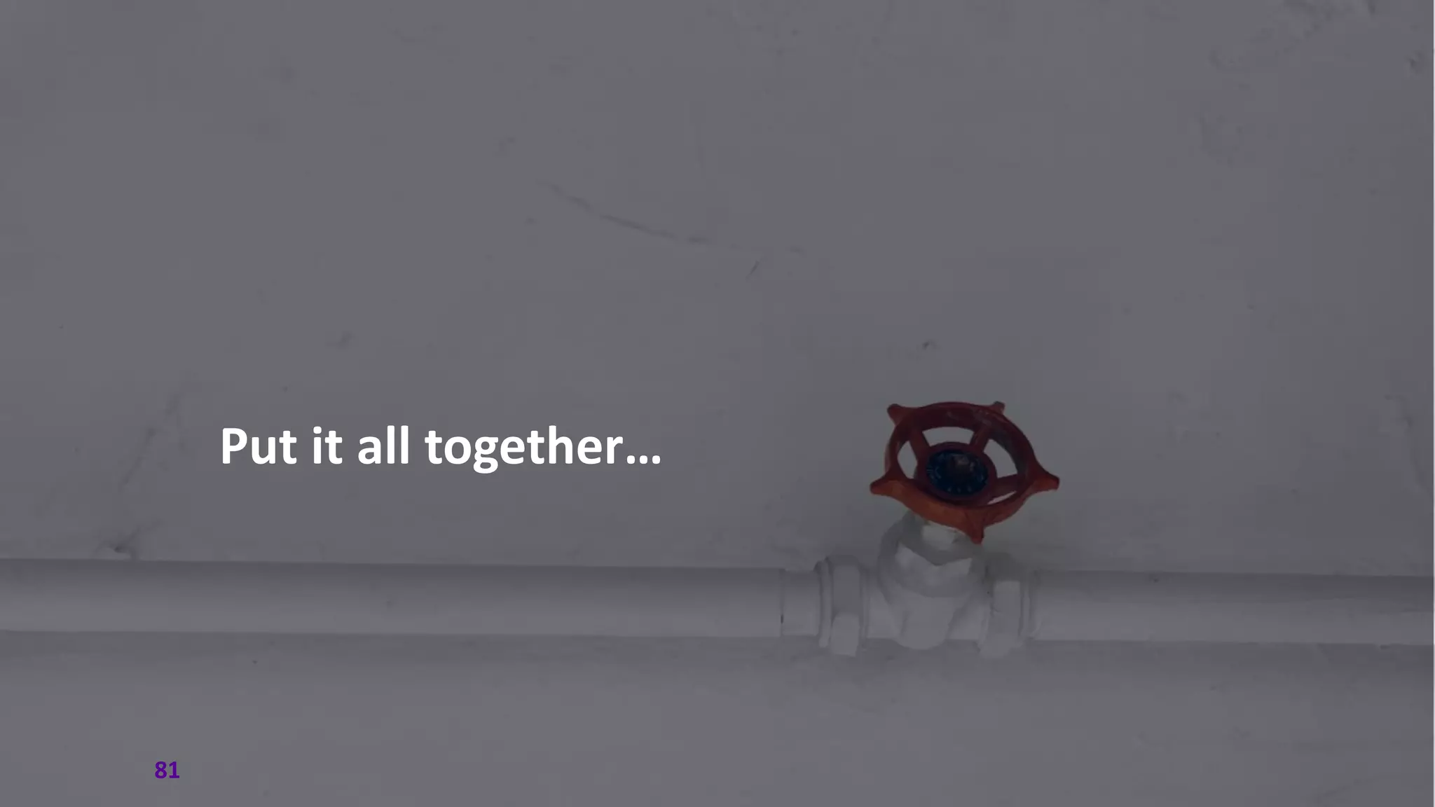 Put it all together…
81
 