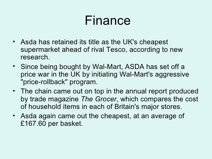 Asda Presentation