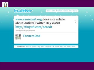 Causecast Tweet:  www.causecast.org  does nice article about Autism Twitter Day #ASD  http://tinyurl.com/6cncdt   