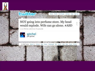 Tweet @gitchel NOT going into perfume store. My head would explode. Wife can go alone. 