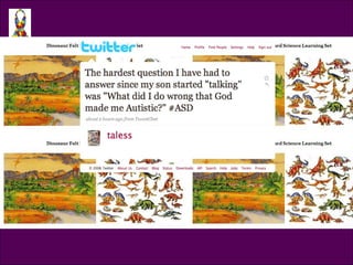 Tweet @taless The hardest question I have had to answer since my son started “talking” was “What did I do wrong that God made me Autistic? 