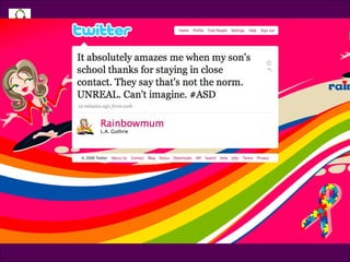 Tweet @rainbowmum It absolutely amazes me when my son’s school thanks for staying in close contact. They say that’s not the norm. UNREAL. Can’t imagine. 