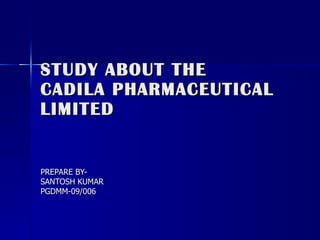 cadila pharmaceutical limited
