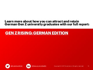 Gen Z Rising: 2017 German University Graduate Employment Study