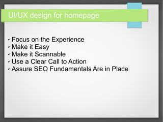 Homepage UI/UX Designing | ODP