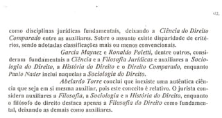 As Disciplinas Jurídicas