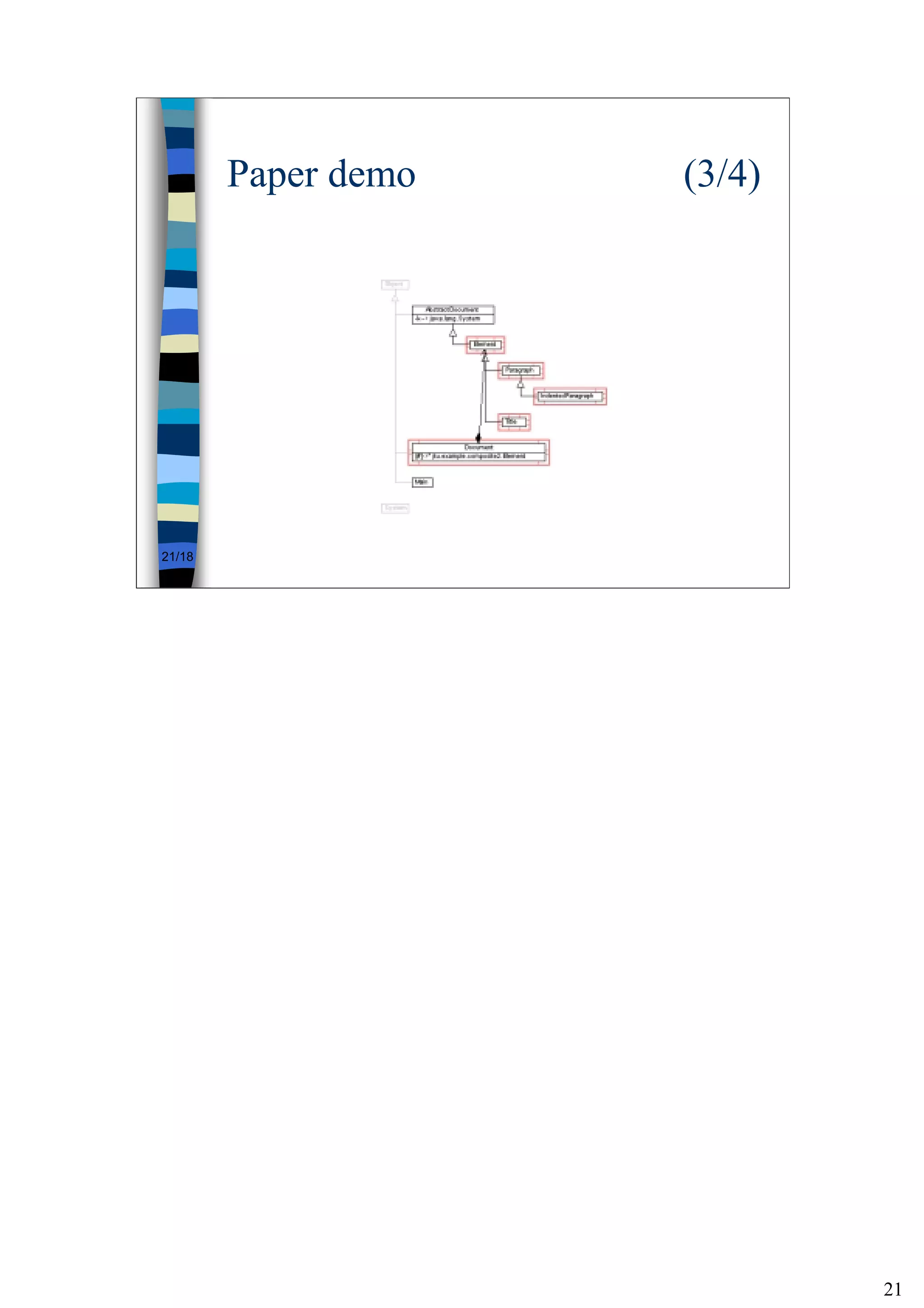 21
21/18
Paper demo (3/4)
 