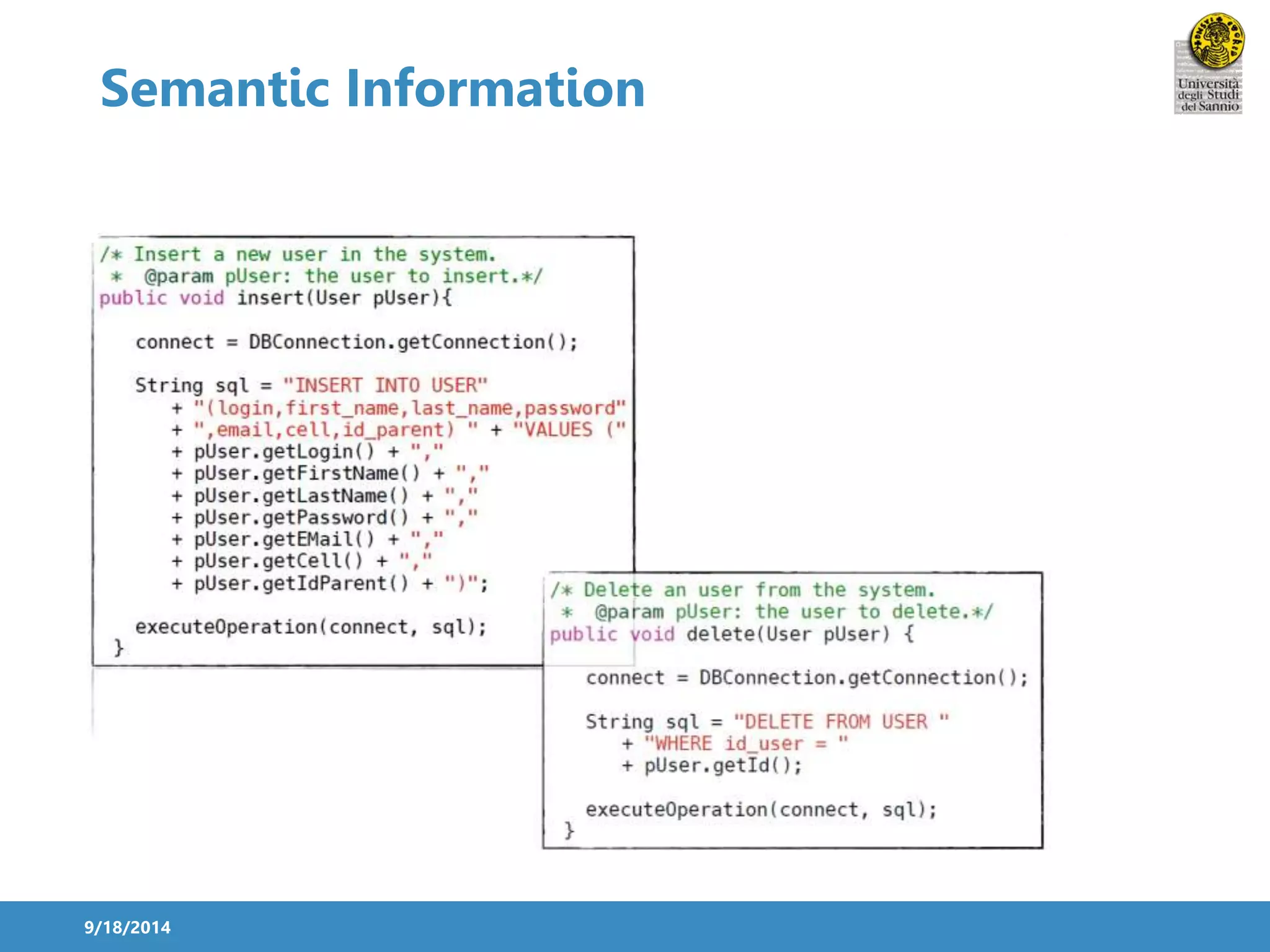 Semantic Information 
9/18/2014 
 