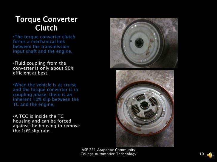 ASE 251 Torque Converter Operation