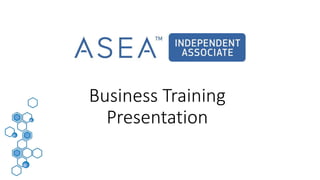 Business Training 
Presentation 
 