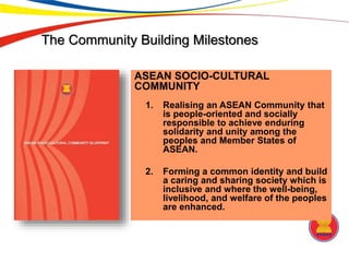 Asean Community Building Asean a community of opportunities (overview ppt) jan2015 | PPTX