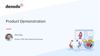 Product Demonstration
Director, APAC Sales Engineering, Denodo
Chris Day
 