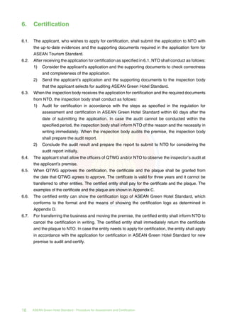 Nto Form Example Asean green-hotel-standard | PDF