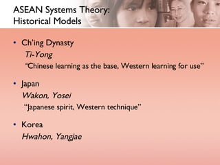 ASEAN, Asian Regionalism and Institutional Globalism | PPT