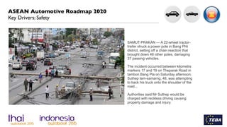 ASEAN Automotive Roadmap 2020
Key Drivers: Government Policy
The growth and development of the automotive industry of Vietnam has been affected by:
a) Frequent changes in the policies and erratic proposals during the last few years;
b) Delay and lack of consistent /transparent policy aimed at the development of the industry;
c) Lack of clarity of business impact to CKD/CBU after full integration with ASEAN in 2018;
d) Continued high and multiple taxation; and
e) Inadequate implementation of programs to address the under developed infrastructure.
Prepared by
Automotive Working Group
Vietnam Business Forum
2014 - ANNUAL VBF - AUTOMOTIVE POSITION PAPER
 