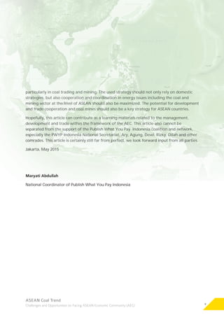 Asean Coal Trend