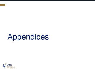 Appendices
 
