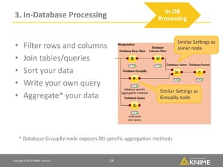 Big Data with KNIME is as easy as 1, 2, 3, ...4! | PDF