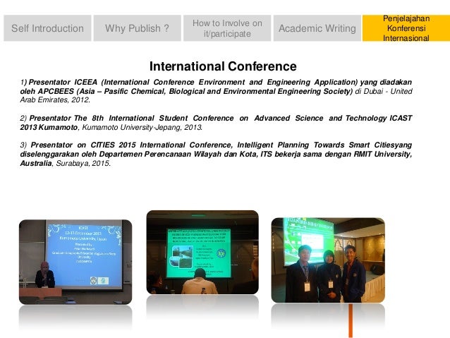 Presentasi Tembus Konferensi dan Jurnal Internasional