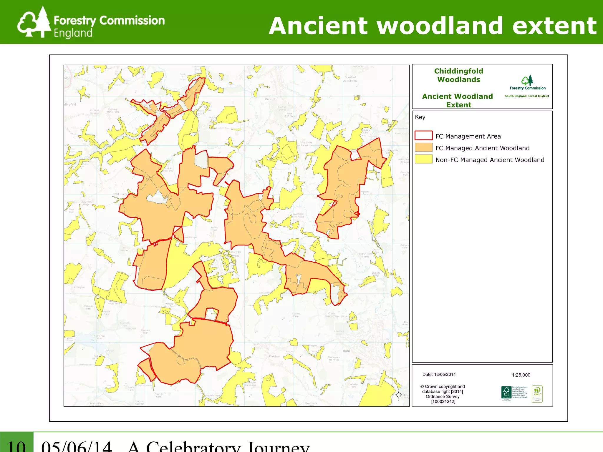 Ancient woodland extent
 