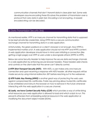 Unencrypted Examples A security note for web developers | PDF