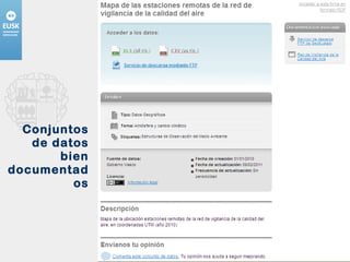 Conjuntos de datos bien documentados 