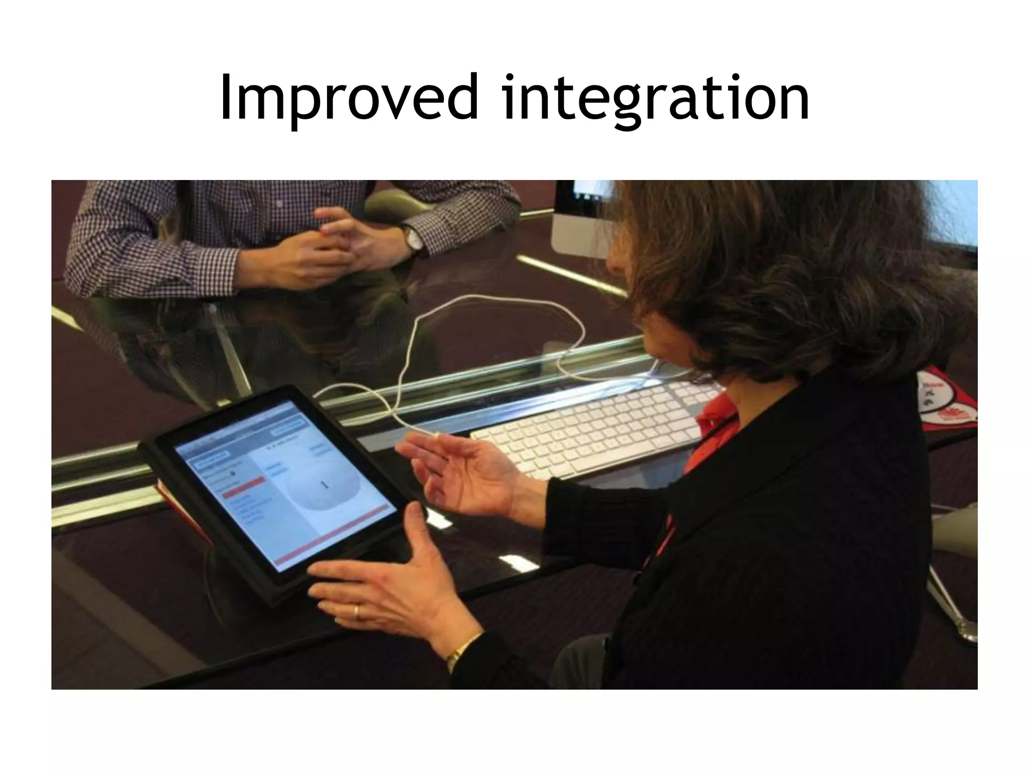 Improved integration
 