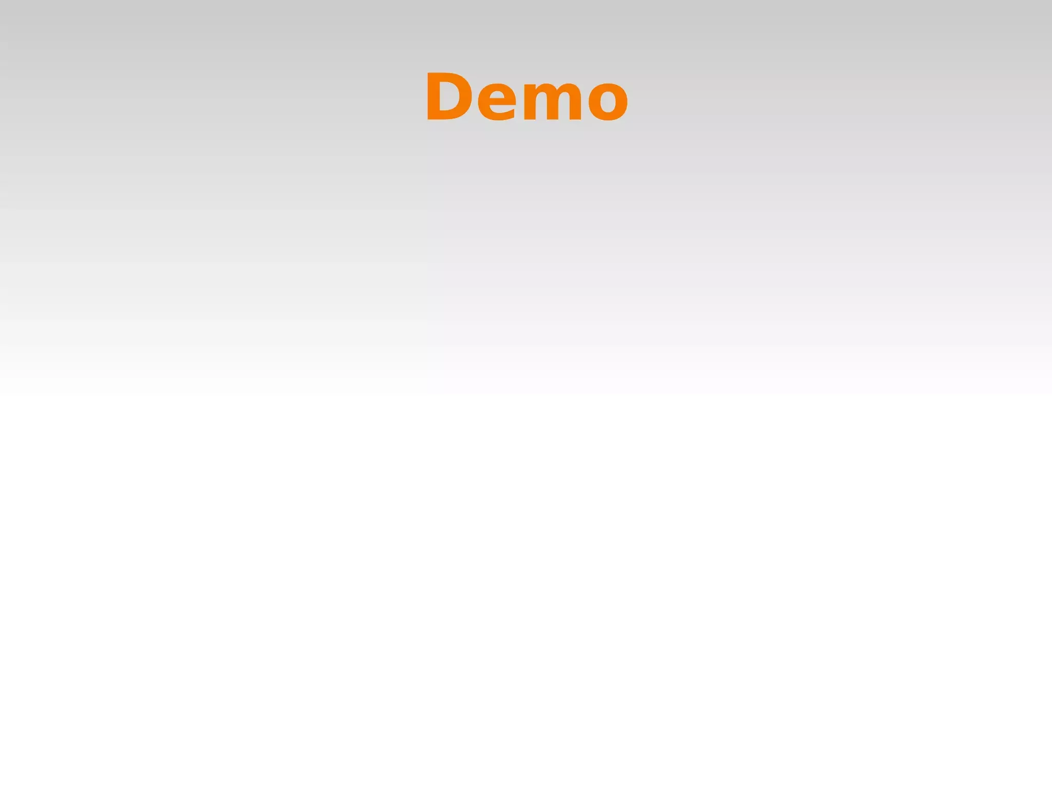 Demo 