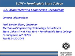 Hands-On Education in the Learning Factory