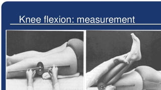 Knee joint assessment | PPTX