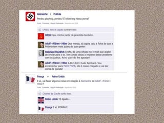A segunda guerra mundial no facebook